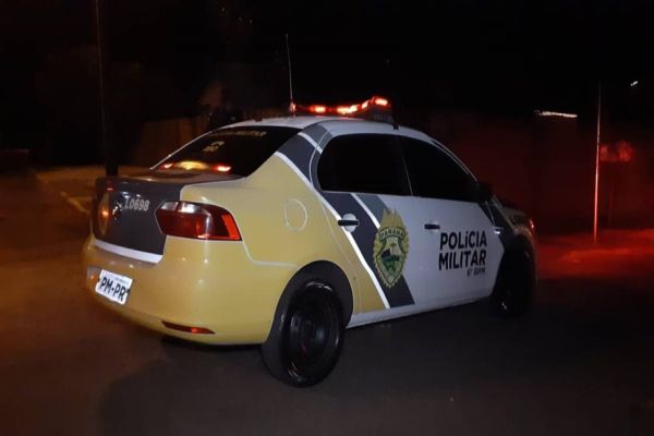 PM detém condutor embriagado após acidente de trânsito no cruzamento da Ruas Xavantes com Alpinajés