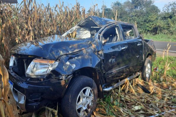 Jovem de 19 anos morre em grave acidente na PR-497 entre Itaipulândia e São Miguel do Iguaçu