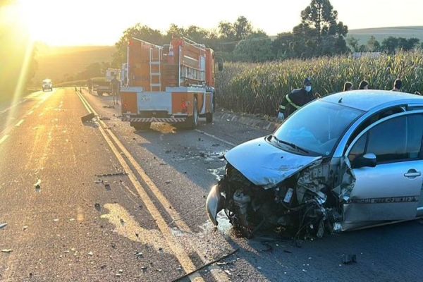 Gravíssimo acidente entre três veículos é registrado na BR-369 entre Corbélia e Ubiratã