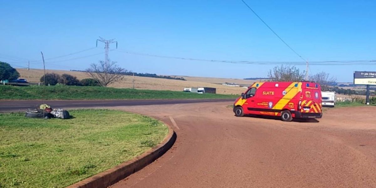 Briga entre caminhoneiros termina com homem esfaqueado na BR-467 em Toledo