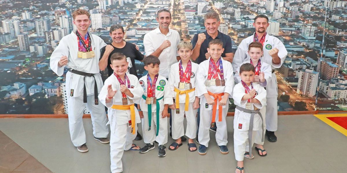 Paranhos recebe caratecas destaques em competições nacionais