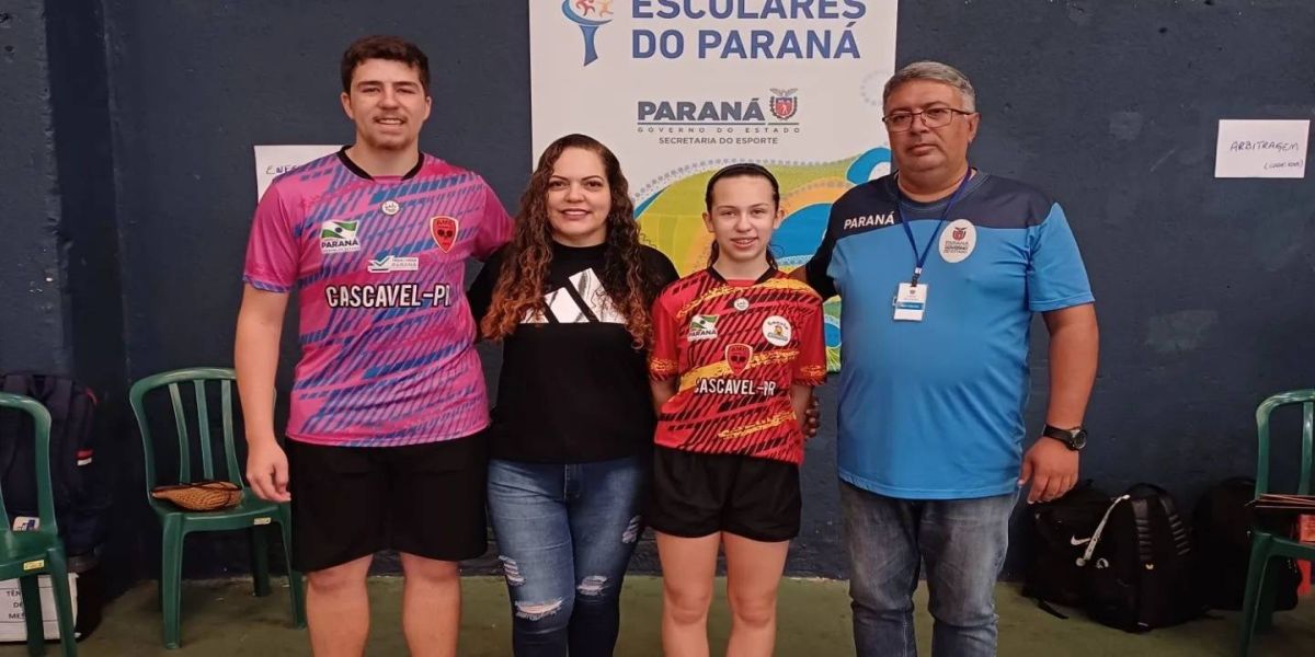 Atleta de Cascavel, Karoline Gomes conquista o vice-campeonato nos Jogos Escolares do Paraná