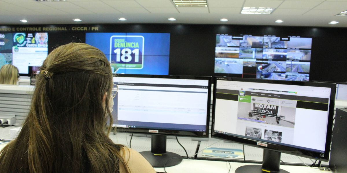 Disque Denúncia 181 do Paraná registrou 24 mil comunicações de crimes no primeiro semestre