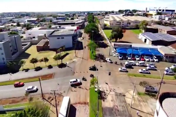 Semáforo na Av. Rocha Pombo com Rua Olindo Periolo será desativado para a instalação de rotatória