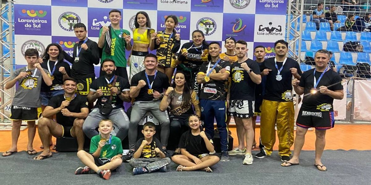 Academias de Cascavel se destacam na Copa Paraná de Kickboxing 2023