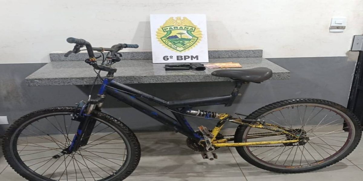 Homem é detido pela Polícia Militar após furtar loja no bairro Santa Felicidade