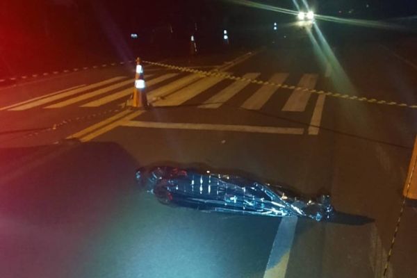 Homem morre ao ser atropelado por automóvel na PR-317 em Santa Helena
