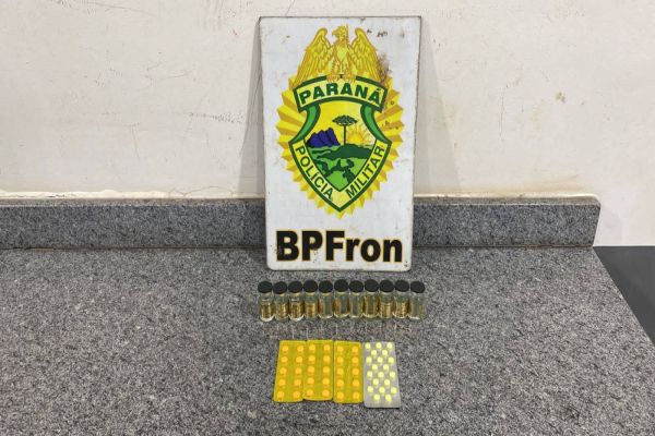 Operação Hórus: BPFRON apreende drogas e medicamentos em ônibus na cidade de Cascavel