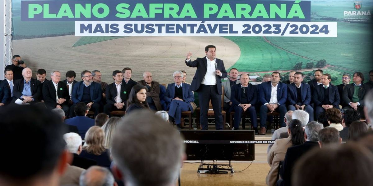 Governador lança Plano Safra do Paraná com R$ 54,3 bilhões, maior da história do Estado