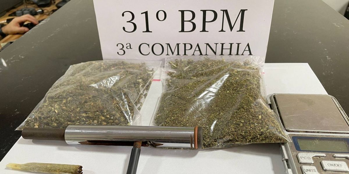 Casal é detido por tráfico de drogas e com arma de fogo artesanal em Corbélia