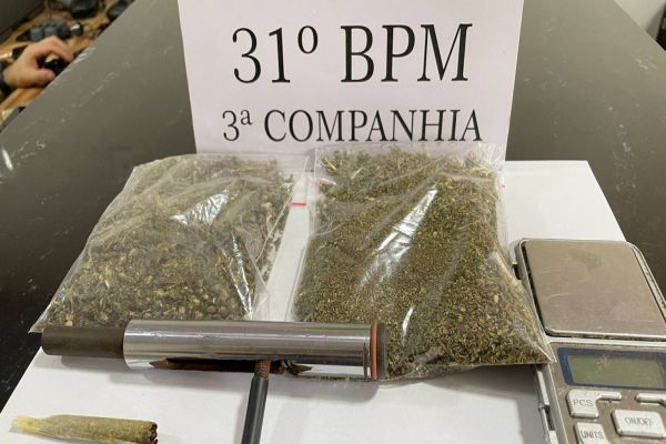 Casal é detido por tráfico de drogas e com arma de fogo artesanal em Corbélia