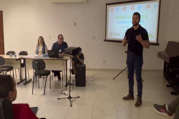 Cascavel abre consulta pública para minutas dos editais da Lei Paulo Gustavo e promove oficinas