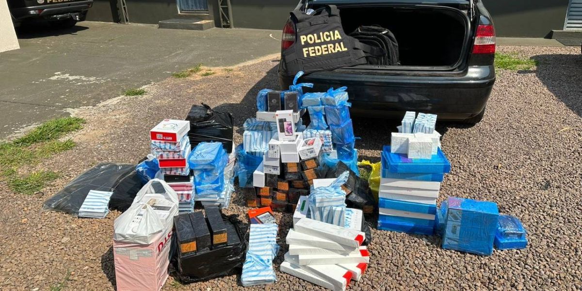 Polícia Federal apreende mercadorias eletrônicas em Cascavel