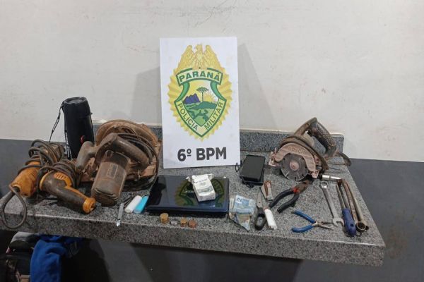 Polícia Militar recupera veículo furtado e detém dois suspeitos por drogas e furto qualificado