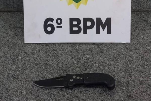 Jovem de 22 anos é detido por ameaças, resistência, desobediência e desacato no bairro Santa Cruz