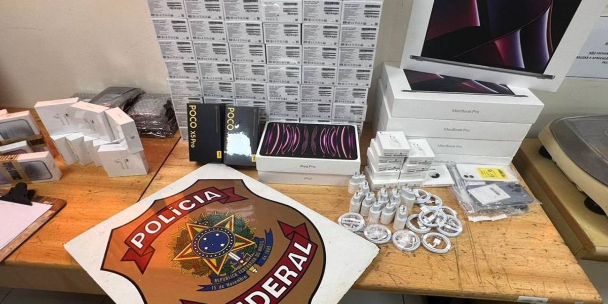 Duas pessoas são detidas pela PF por descaminho de mais de 300 mil em mercadorias em Céu Azul