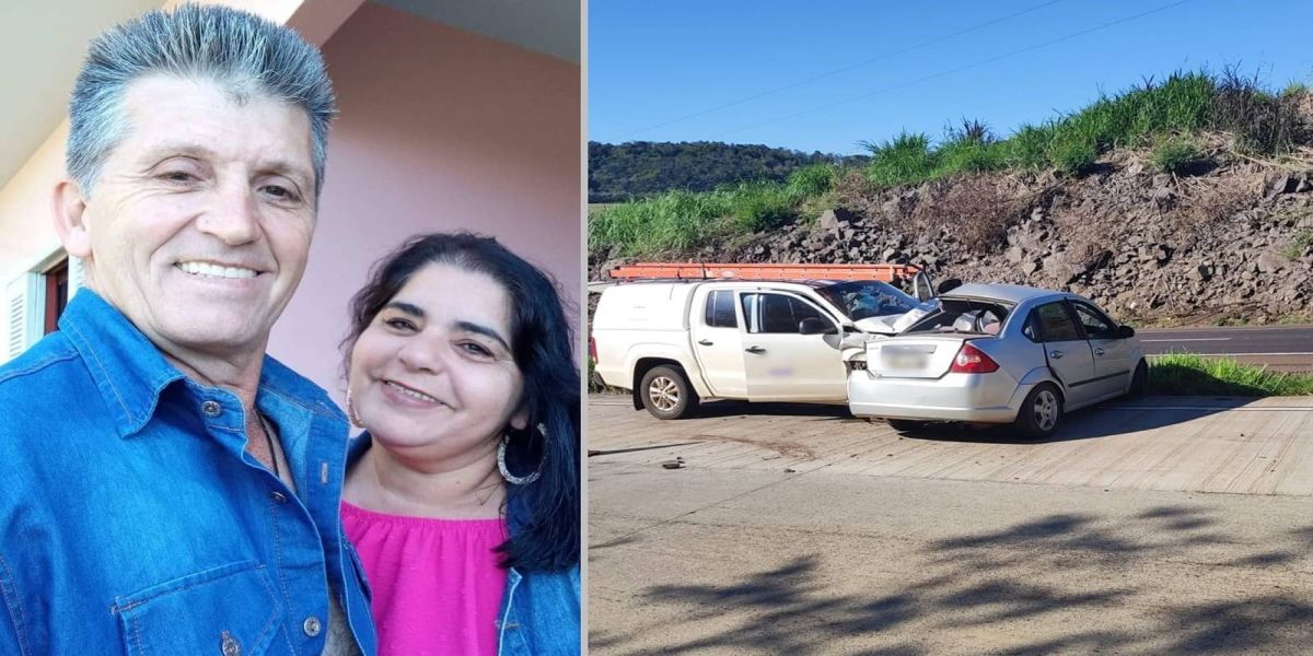 Casal perde a vida em grave acidente na BR-163 em Santa Lúcia