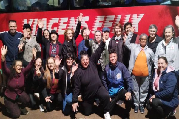 Imagem referente a notícia: Corbélia faz história, e pela primeira vez participa dos Jogos da Integração do Idoso