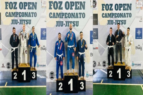 Atletas da GB Cascavel se Destacam no Foz Open de Jiu-Jítsu