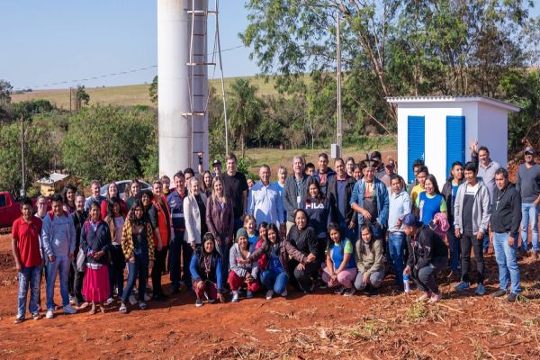 Itaipu leva água potável a 100% da comunidade indígena do Ocoy