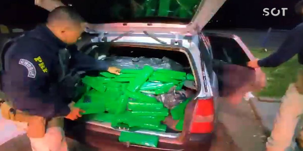 Polícia Rodoviária Federal apreende droga após acompanhamento tático na BR-277
