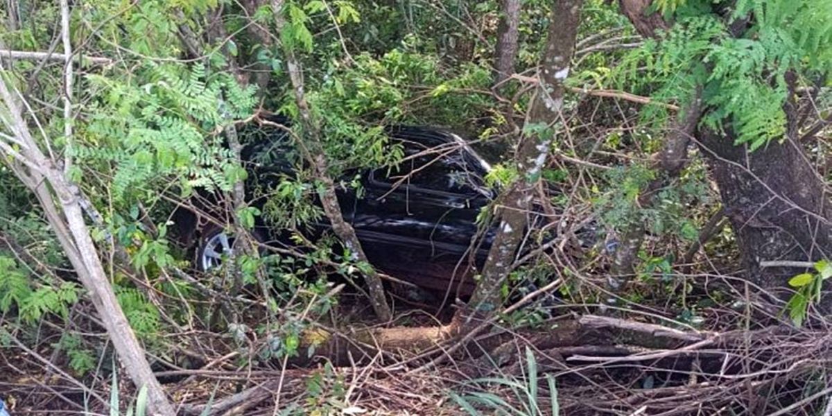 Mulher é socorrida após acidente na PR-495 entre São Clemente e Entre Rios do Oeste