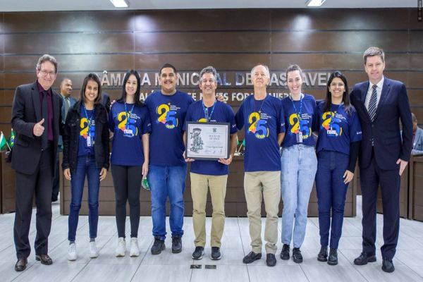 Marista Social completa 25 anos em Cascavel e recebe reconhecimento do Legislativo