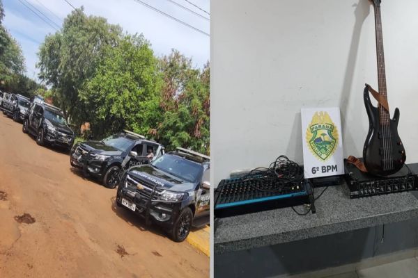 Polícia Militar detém cinco suspeitos de furto na Igreja do Interlagos em Cascavel