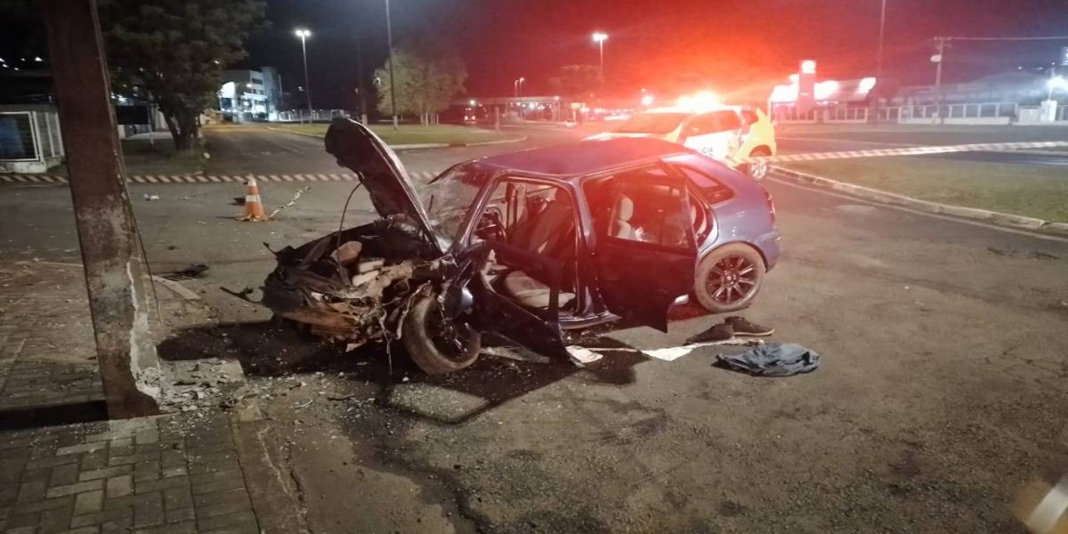 Homem morre e outras duas pessoas ficam feridas em grave acidente na BR-158 no sudoeste do Paraná
