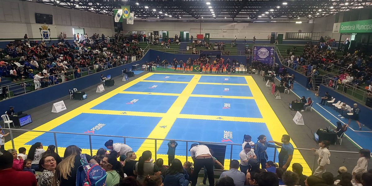 Cascavel recebe Circuit Brazilian Jiu-Jitsu com atletas de diversas faixas etárias e nacionalidades