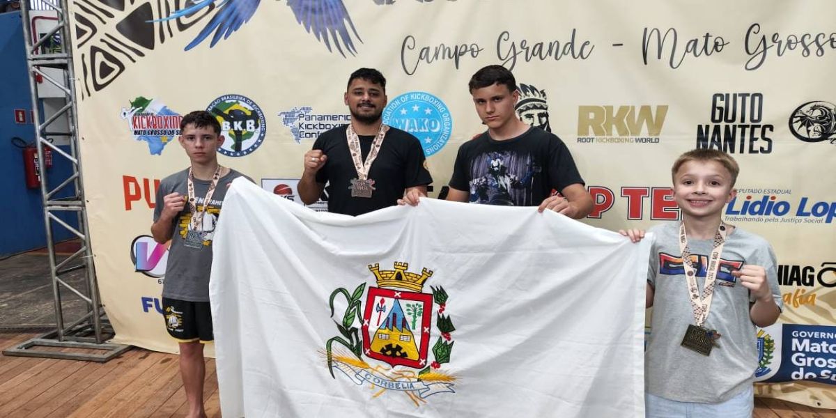 Jovens de Corbélia conquistam títulos na Copa Brasil de Kickboxing e miram o Pan-americano