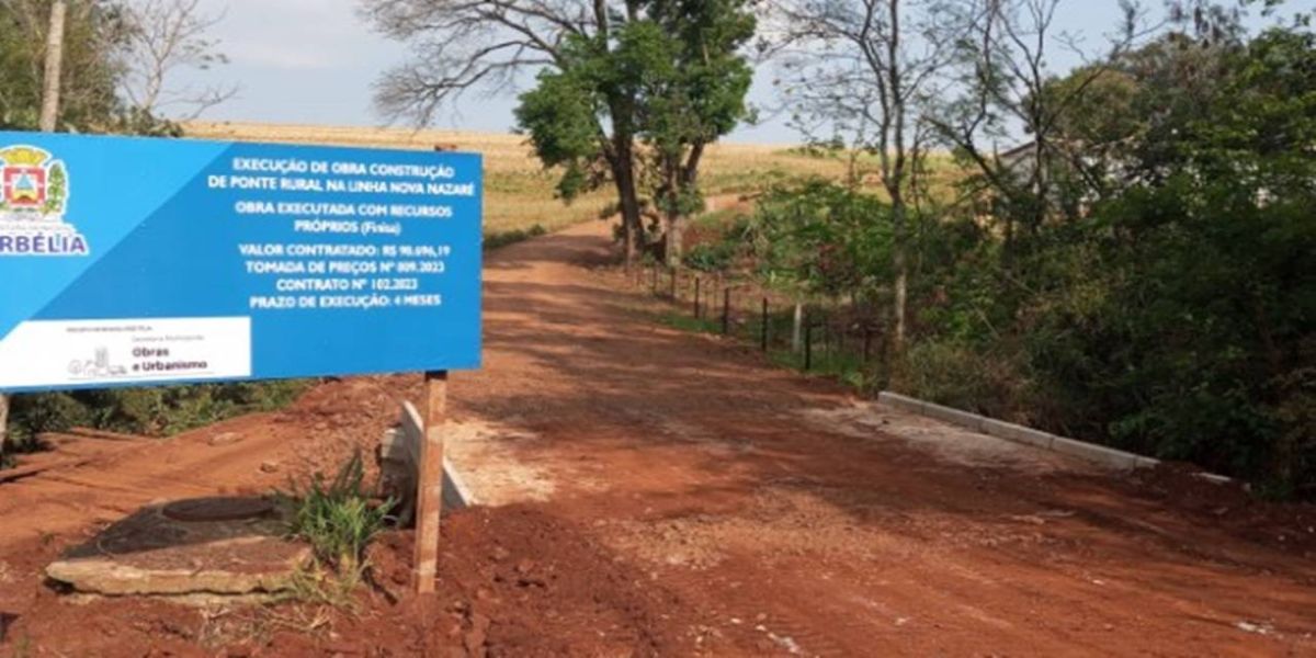 Corbélia investe em infraestrutura e conclui construção de duas novas pontes