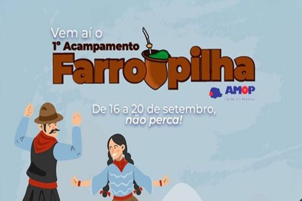 AMOP realizará 1º Acampamento Farroupilha de 16 a 20 deste mês
