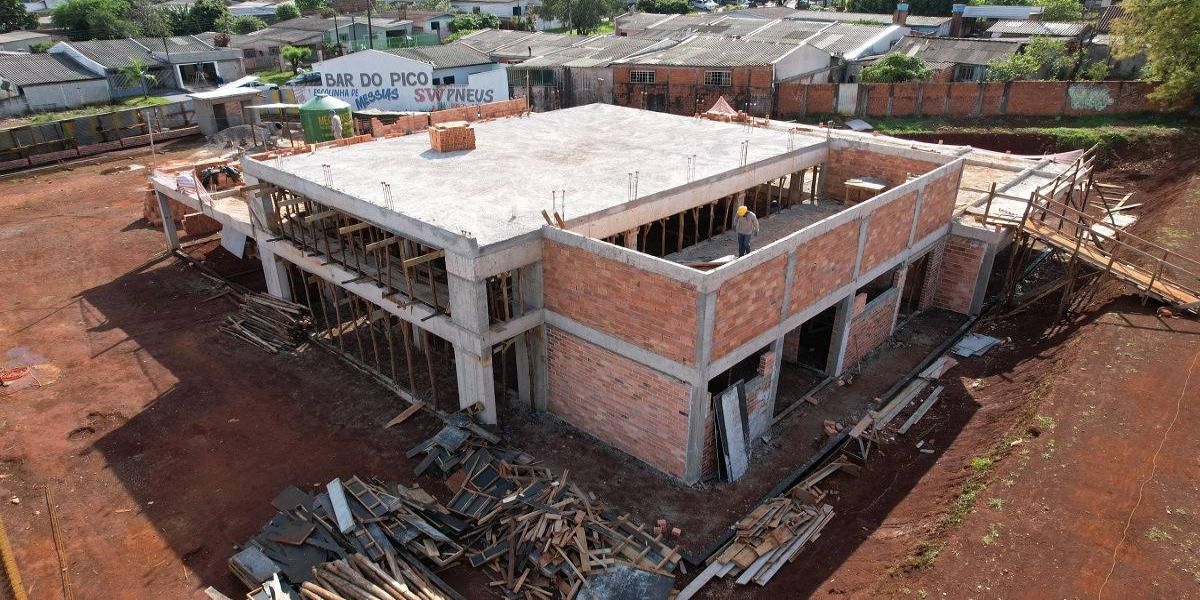 Obras do quarto Restaurante Popular avançam na região norte de Cascavel