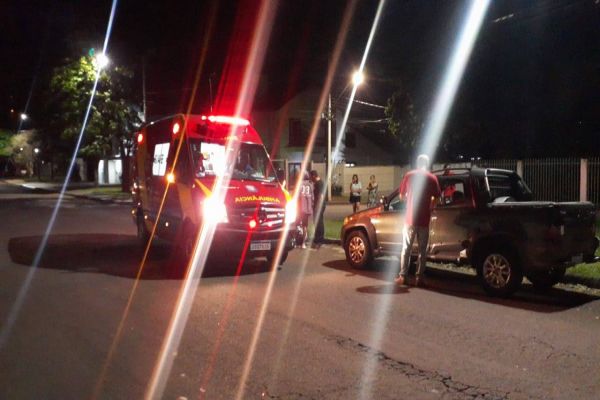 Motociclista se envolve em colisão de trânsito no Bairro Maria Luiza
