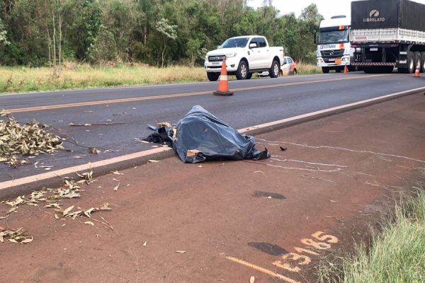Motociclista de 33 anos morre após violenta colisão com caminhão na BR-369 em Cascavel