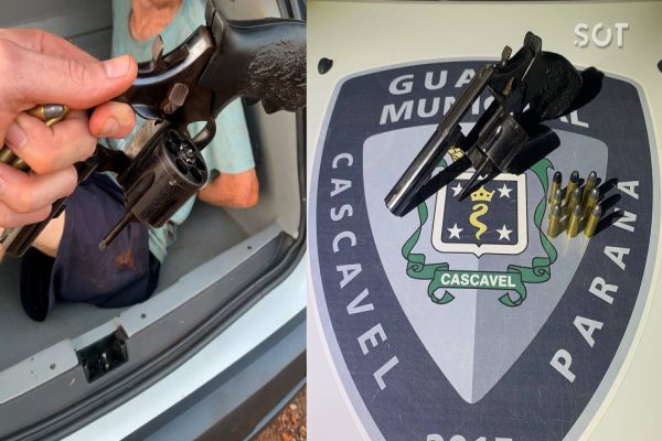 Homem é detido com revólver e munições no Jardim Veneza