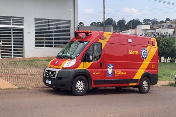 Idoso de 83 anos fica ferido após acidente na Rua Europa em Cascavel