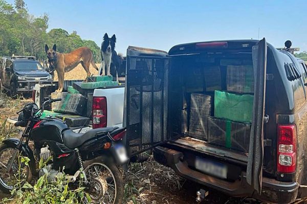 BPFRON e Polícia Federal apreendem mais de uma tonelada de drogas em Entre Rios do Oeste