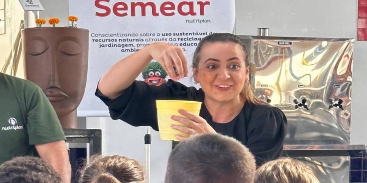Programa Semear: crianças aprendem sobre reciclagem e destinação correta de resíduos plásticos