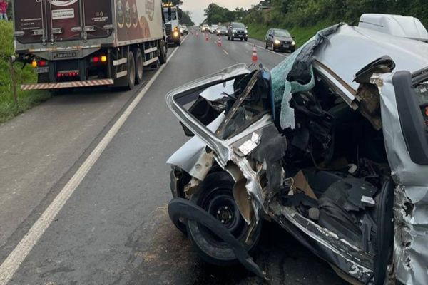Acidente na BR-373 deixa motorista em estado grave em Prudentópolis