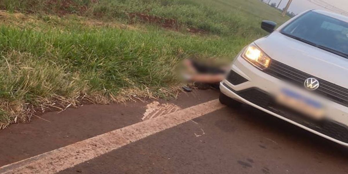 Homem é encontrado morto próximo ao trevo da PR-484 em Três Barras do Paraná