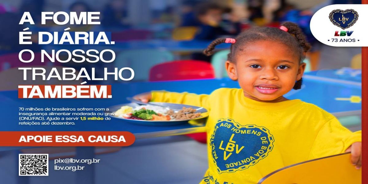 LBV lança campanha de arrecadação de alimentos