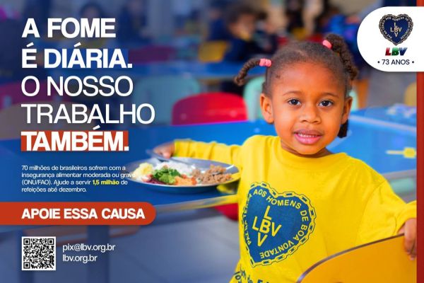 LBV lança campanha de arrecadação de alimentos
