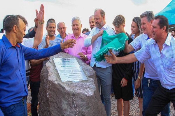 Ato marca o lançamento da pedra fundamental do Lote Social em Toledo