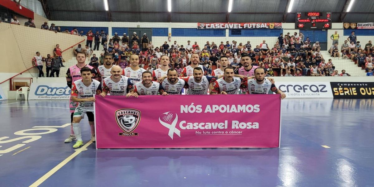 Cascavel Futsal garante vaga nas Quartas de Final após goleada contra o CAD Guarapuava