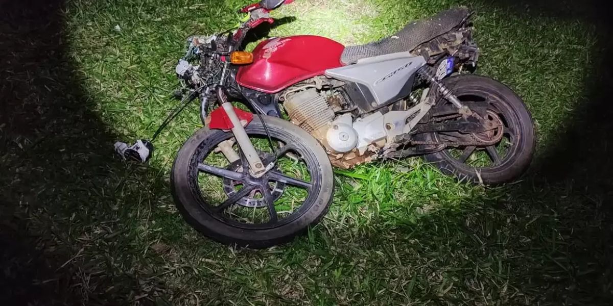 Homem de 53 anos morre em acidente com moto na BR-158, em Palmital