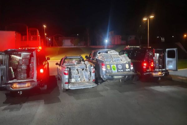 PF e Forças Estaduais apreendem mais de 3 toneladas de maconha em Santa Helena