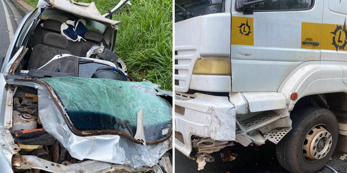 Duas pessoas ficam gravemente feridas após acidente grave na BR-163