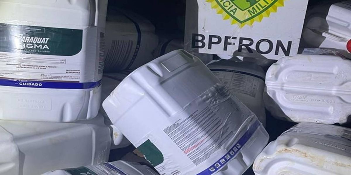 BPFRON apreende veículo carregado com agrotóxicos no sudoeste do Paraná